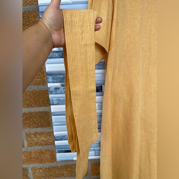 Cremieux Natalia Tie Front Ruffle Sleeve Dress 12 - Picture 16 of 17